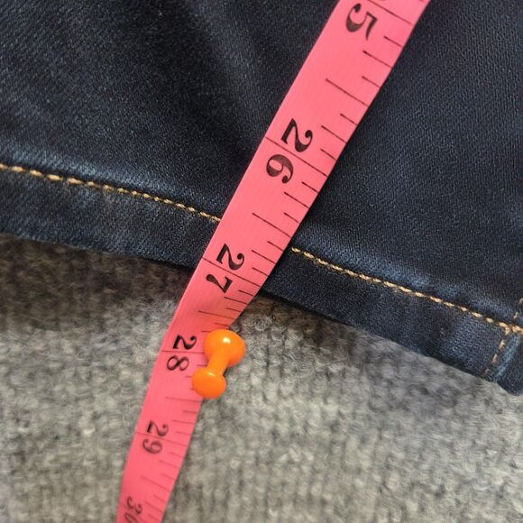 Express Jeans Womens 10R Dark Wash Curvy Skinny High Rise Supersoft Stretch - Picture 12 of 12